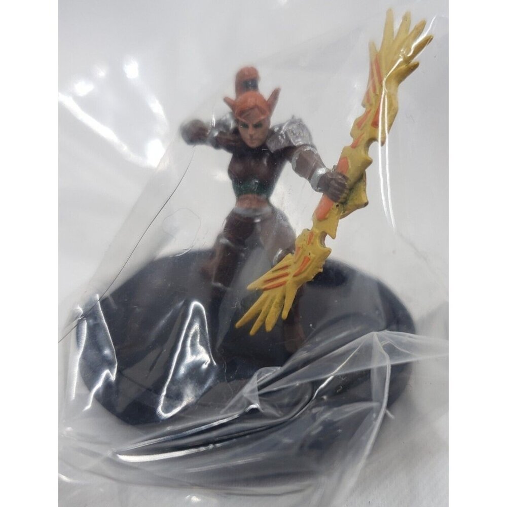 World of Warcraft Miniatures Game Celenias Firemane Figure 3 Cards Sealed NO BOX